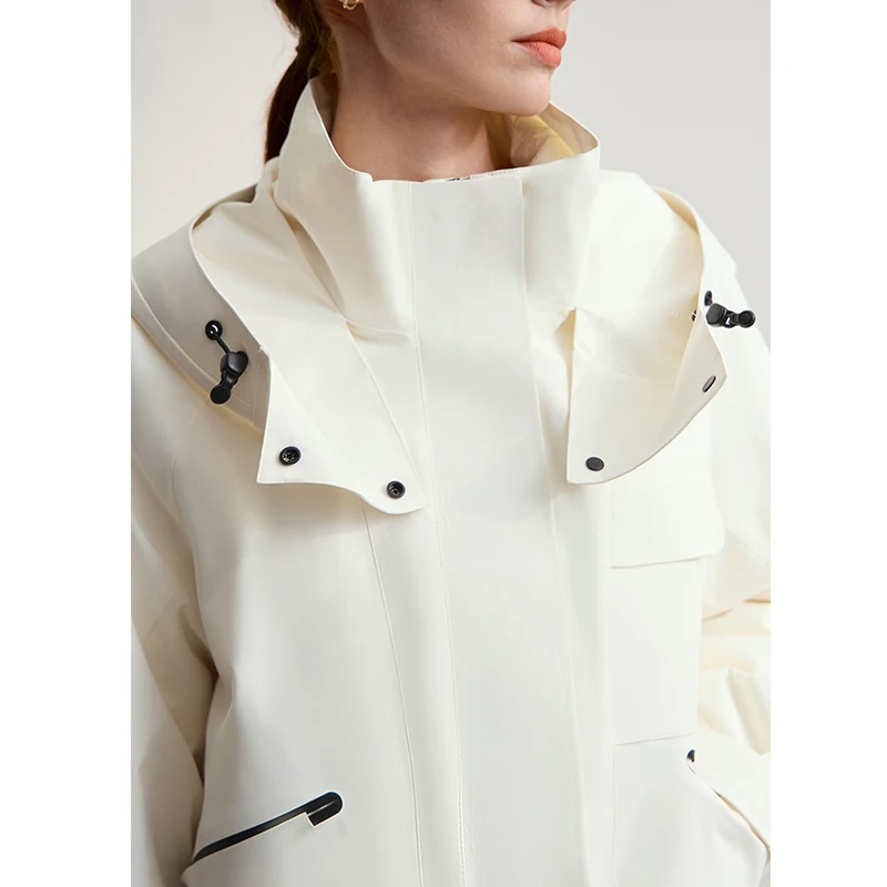 AMII Piumini con cappuccio Donna 2025 Inverno Nuovo Allentato Casual Piumino corto Impermeabile Abiti versatili per le signore 12524029