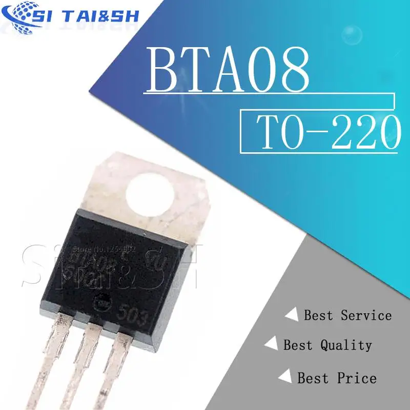 10PCS BTA08-600B BTA08-600 TO-220 TO-220 BTA08 new original