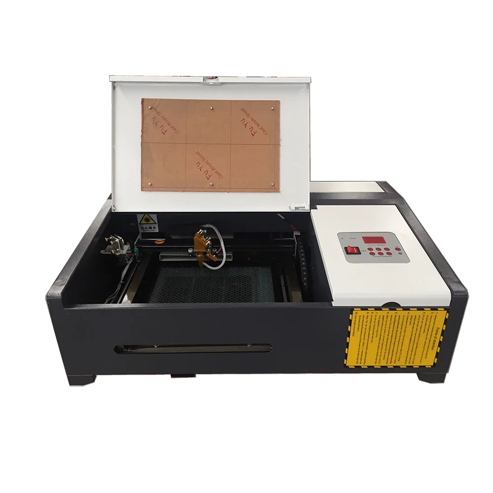 50W Mini Laser Cutting Machine 3020 CO2 Laser Engraving Machine For Acrylic Plastic Wood Cork