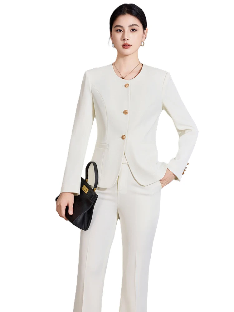 

Женский деловой костюм: пиджак и брюки, комплект из 2 предметов для офиса