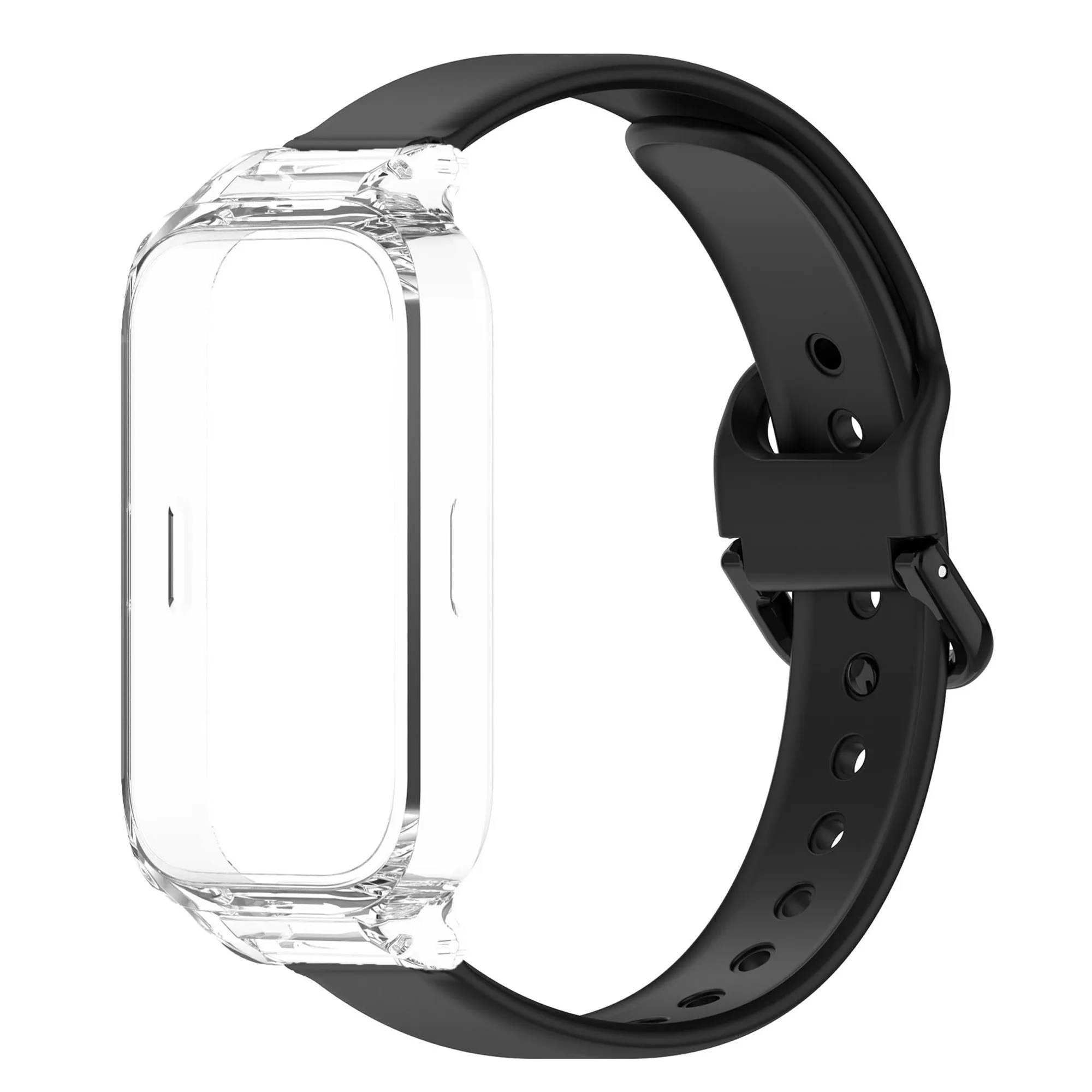 PC Case+Silicone Strap For Xiaomi Band 9 Active Sports Watch Straps Screen Protector Bracelet For Mi Band 9 Active Accessories