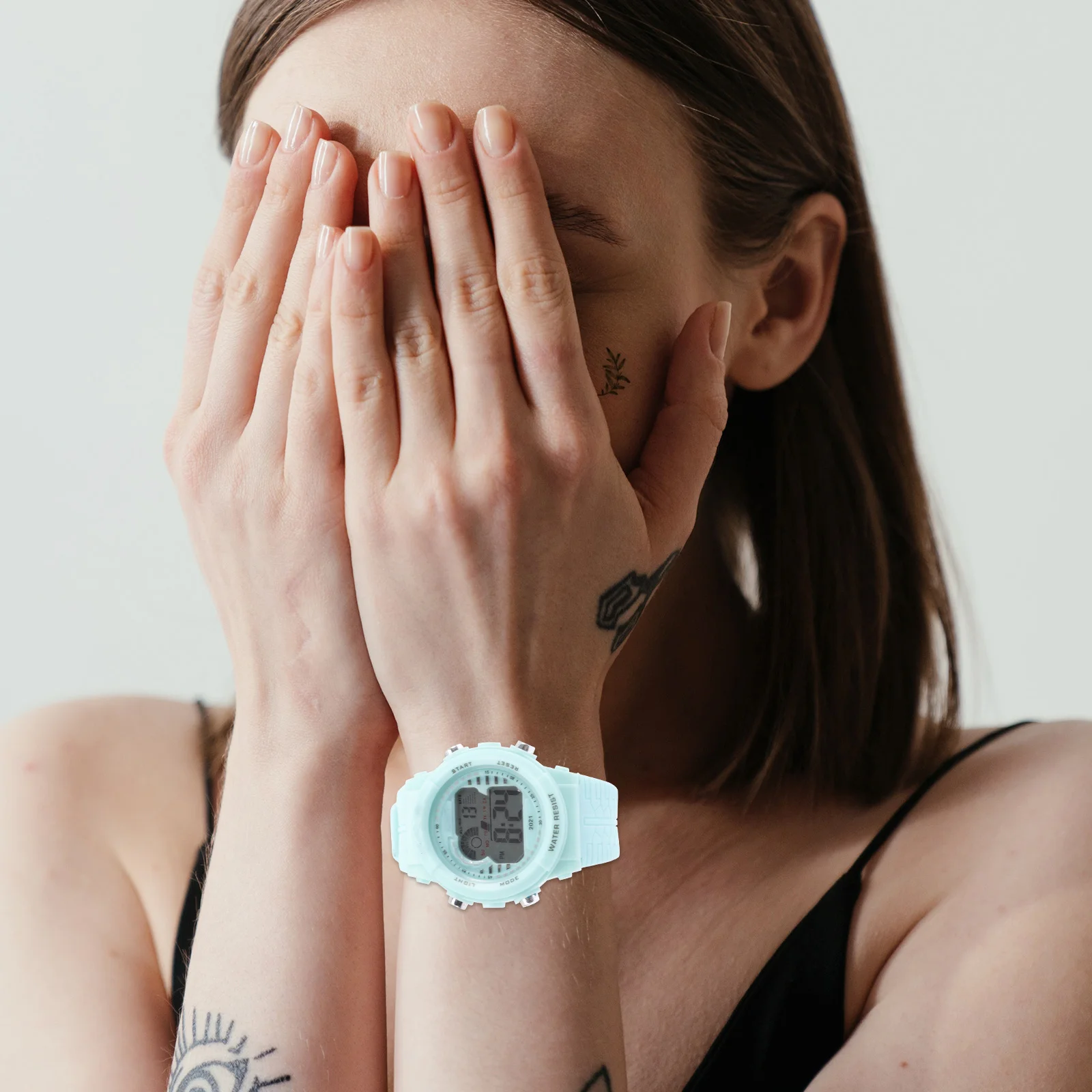 Large Screen Digital Watch Waterproof LED Sports Timepiece for Accurate Function Stylish Design Long Service Life