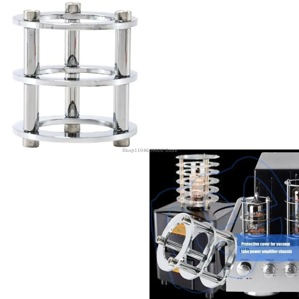 Vacuum Tube Guard Protector Electronic Cage Cover for 12AU7 12AX7B 6N3