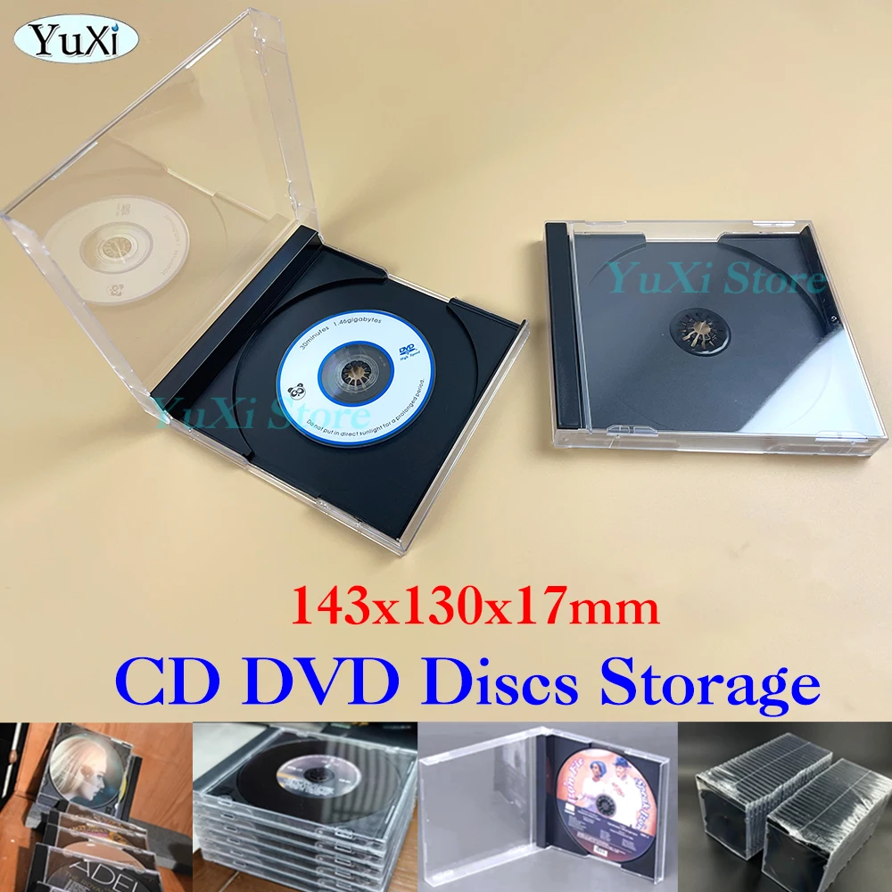 1Pc For PS1 CD DVD Game Disc Storage Shell Transparent Single Disc Storage Bracket Box Case For PlayStation 1 Protective Box