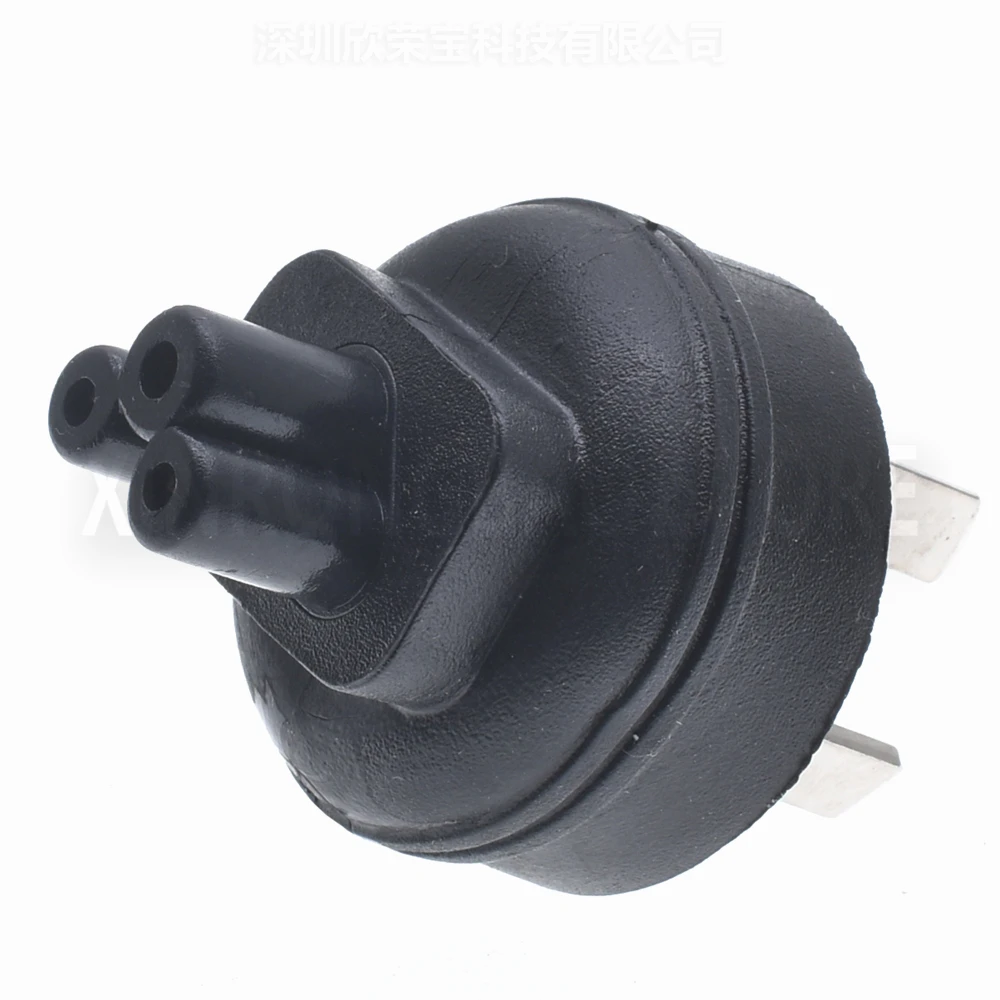 Australia To C5 Plug Adapter 10A 250V Type I AUS 3 Pins To IEC Conversion Plug For PDU UPS Cabinet Computer Laptop Power Supply*