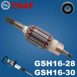AC 220V 240V GSH16-28 GSH16-30 Armature Rotor Stator For BOSCH Jackhammer Spare Parts Demolition Hammer GSH 16-28 GSH 16-30