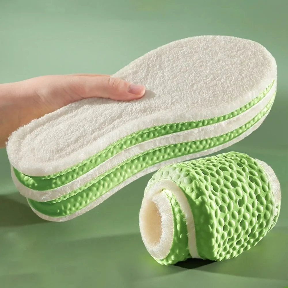 Soft Self Heated Thermal Insoles Warm Odorproof Sports Shoes Pad Breathable Memory Foam Feet Insoles Men Women
