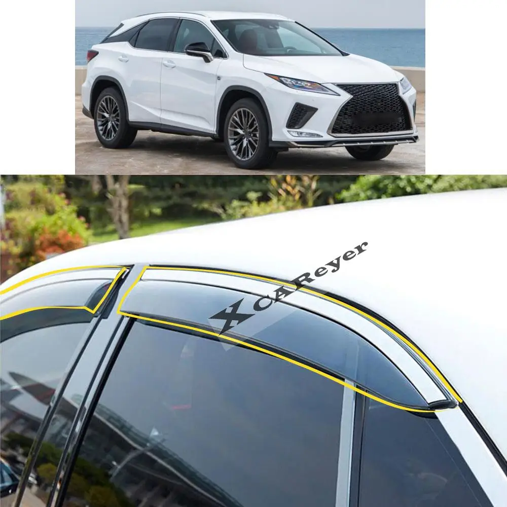 

For Lexus Rx (AL20) RX350 Rx270 Rx300 Rx400h rx450h 2016 2017 2018 2019 2020+ Visor Vent Shades Window Sun Rain Guard Deflector