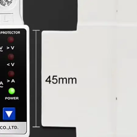 Self Restorable Adjustable/ Over Under Voltage For Protector 40A 63A 80A AC220V Dual Display Motor Control/ Circuit Relay Switch