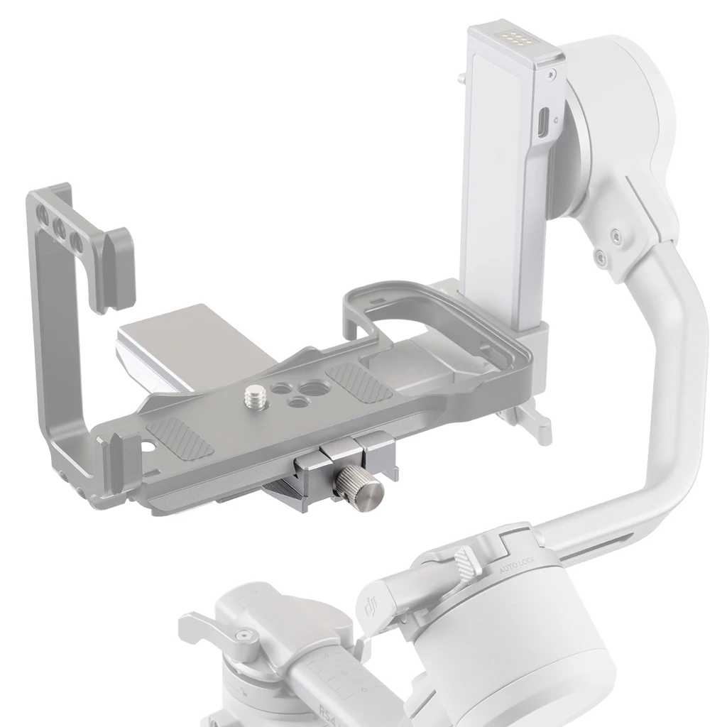 BGNing Metall-Schnellwechselplatte für DJI RS 4 Mini, kompatibel mit Arca-Swiss-Montageplatten, Kamerakäfigen und L-Platten, verstellbar – Detail 25
