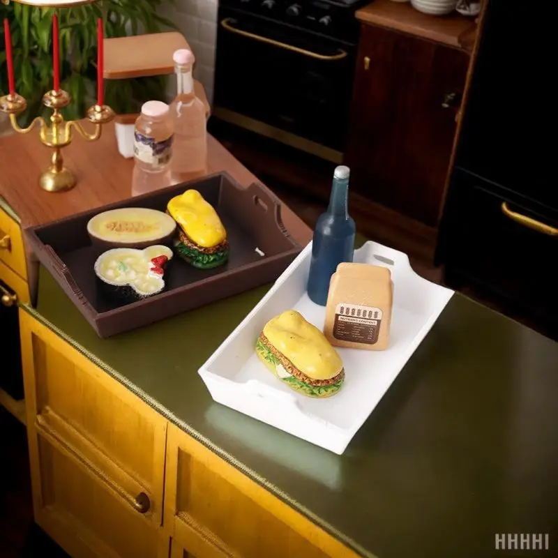 Accessoire pour maison de poupée à l'échelle 1:12, modèle de vaisselle de scène de vie, jouet décoratif, meuble de simulation en une seule pièce.