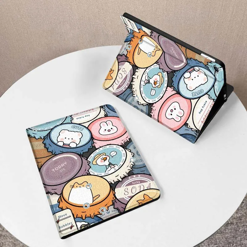 

Bottle Cap Creative Pattern For Samsung Galaxy Tab A7 A9 A11 S6 A A8 Lite Plus 2025 10.4 10.5 10.1 Inch Tablet Case