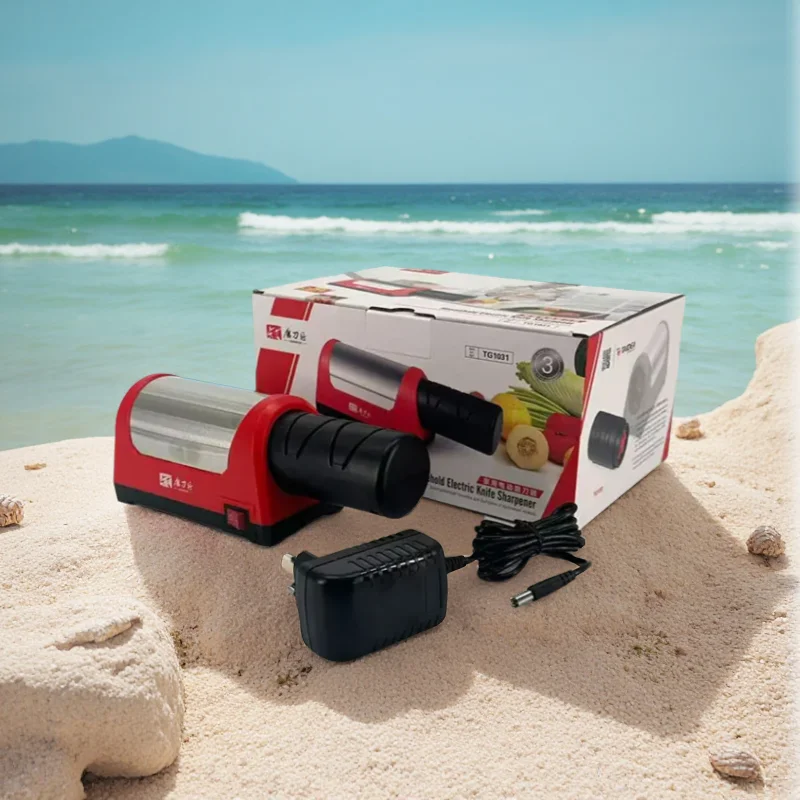 

Electric Knife Sharpener TAIDEA TG1031, 600/1000# Dual Grit Diamond Ceramic Whetstone, Premium Kitchen Sharpeners Machine