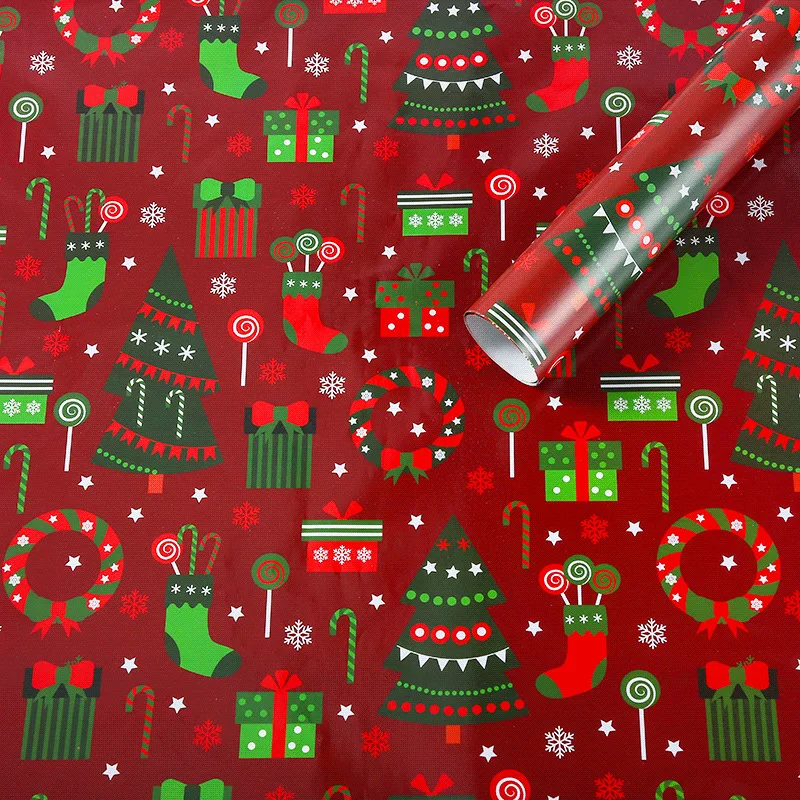 Christmas Wrapping paper Christmas birthday gift Christmas packaging flowers bouquet gift gift wrapping paper spot wholesale