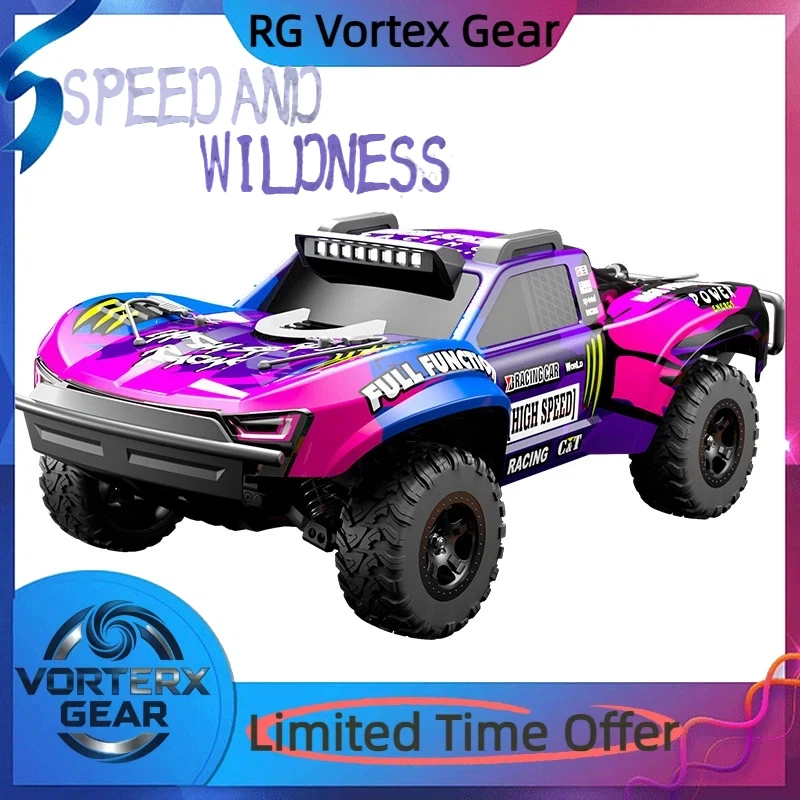 Vortex Gear Jjrc Large 1/10 Full Scale Control Brushless 4wd High Speed Off Road Vehicle Rc Car Hydraulic Suspension Model Toy