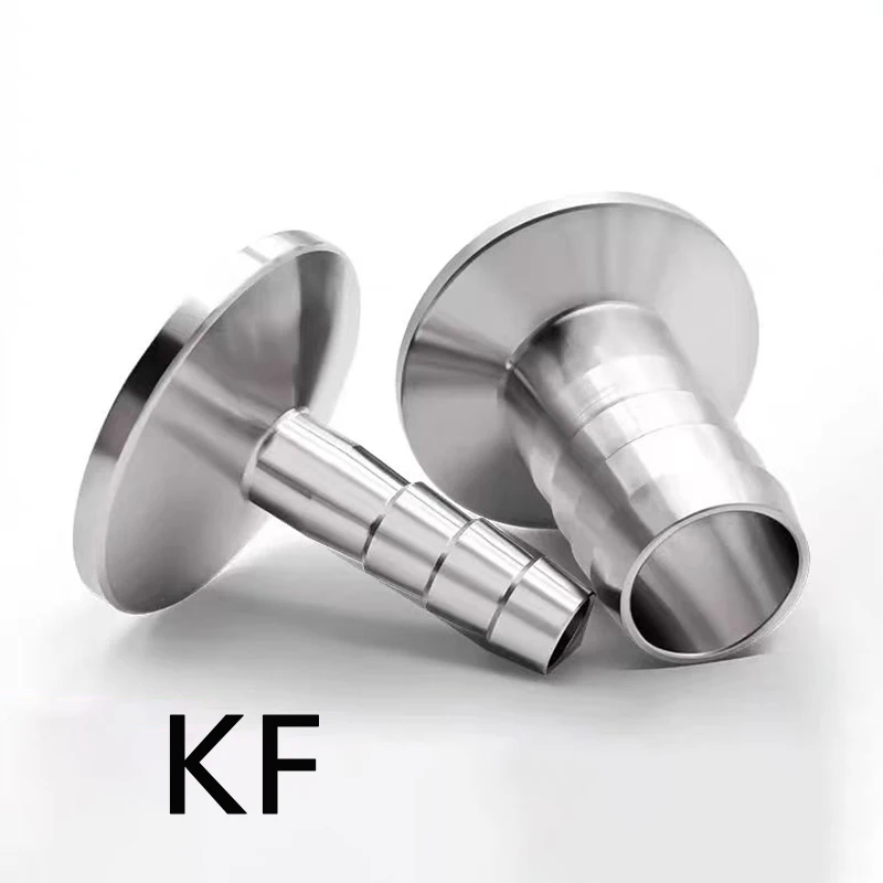 

Высоковакуумный фланец-переходник KF16/25/40/50 из нержавеющей стали с быстрым монтажом, тип «Пагода», для кожаных трубок и шлангов