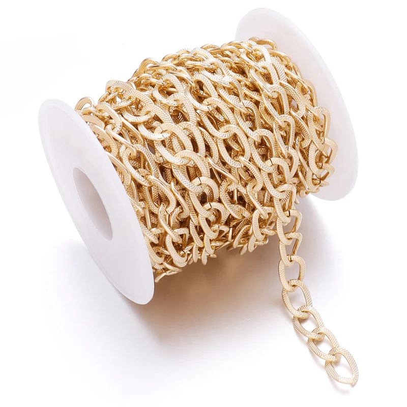 O-shape Aluminium Chains for Jewelry Making DIY Accessories