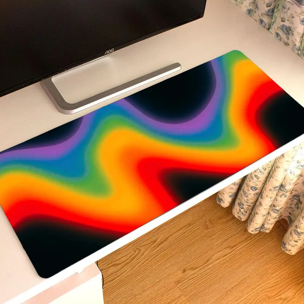 Alas Meja Keyboard Alas Mouse 12-LGBT, Karet Kawai, Alas Meja Anti Selip, XXL90x40cm