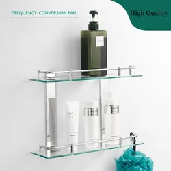 Triangle Bathroom Glass Shelf Corner Storage Rack Kitchen Hotel Bathroom Wall Hanging Storage Rack