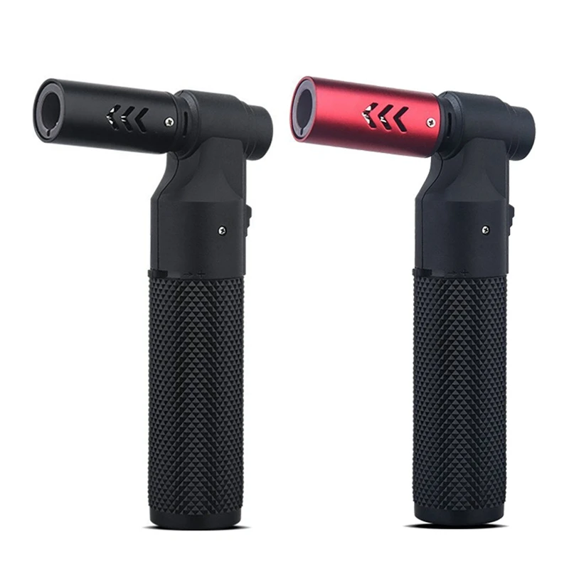 2Pcs Torch Lighter Jet Flame Portable Torch Adjustable Blow Torch For Camping Grill Baking Soldering Easy Install