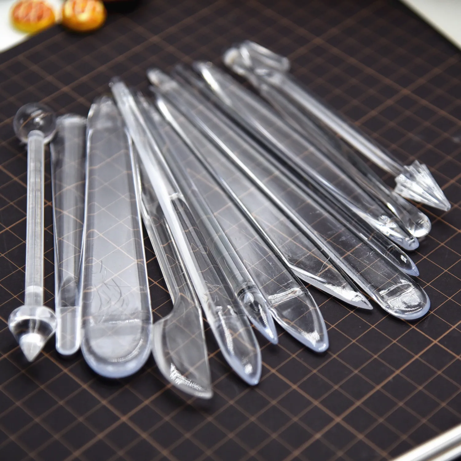 13pcs Soft Ceramic Pottery Polymer Clay Dough Plastic Modeling Garage Kit Engraving Sculpture Tool