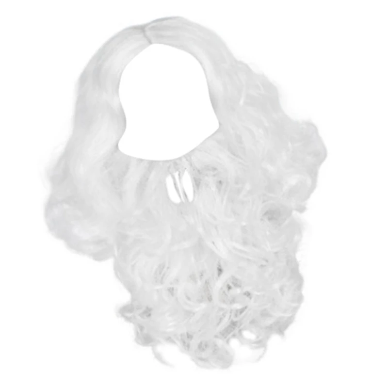 2025 Nouvel costumes Père Noël avec barbe perruque Noël pour fête Noël, décorations costumes