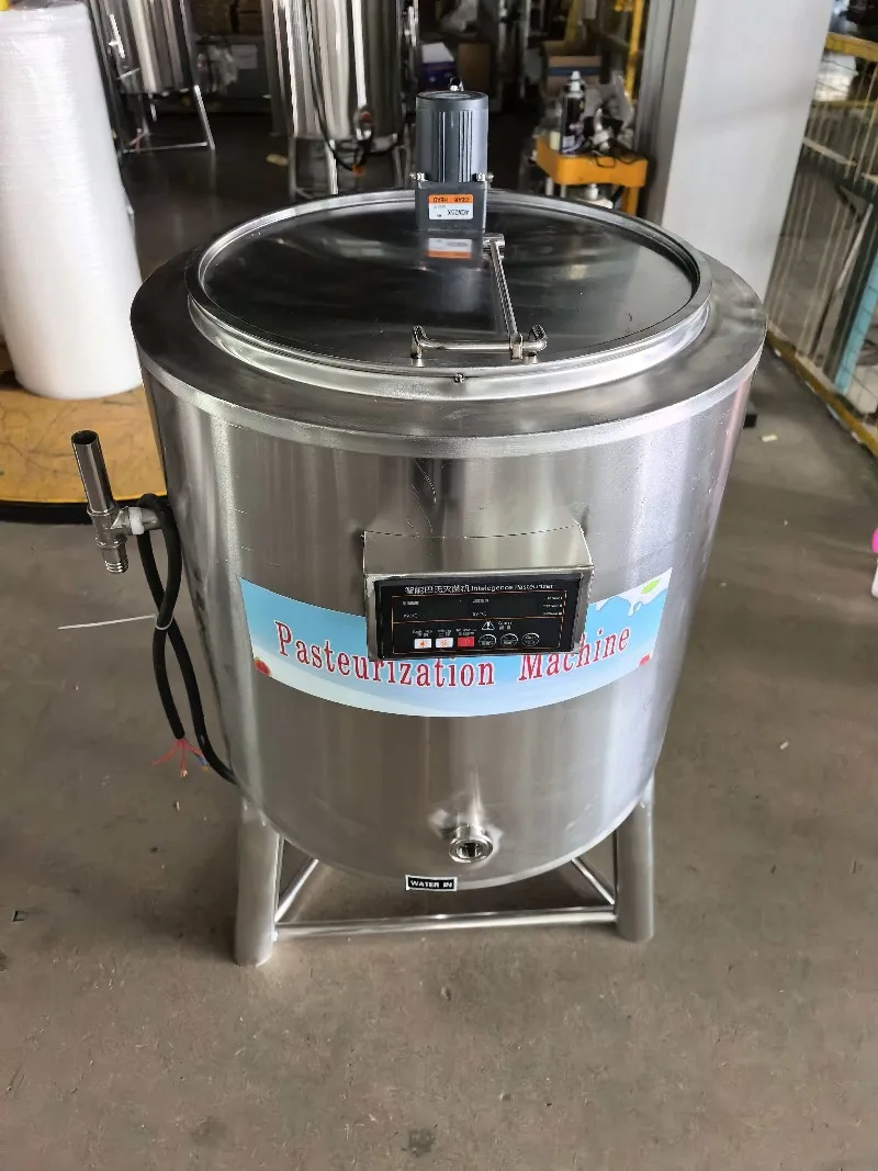 The best-selling 10-1000 liters of pasteurizer for milk, pasteurizer for juice, and high-temperature pasteurizer for fresh milk.