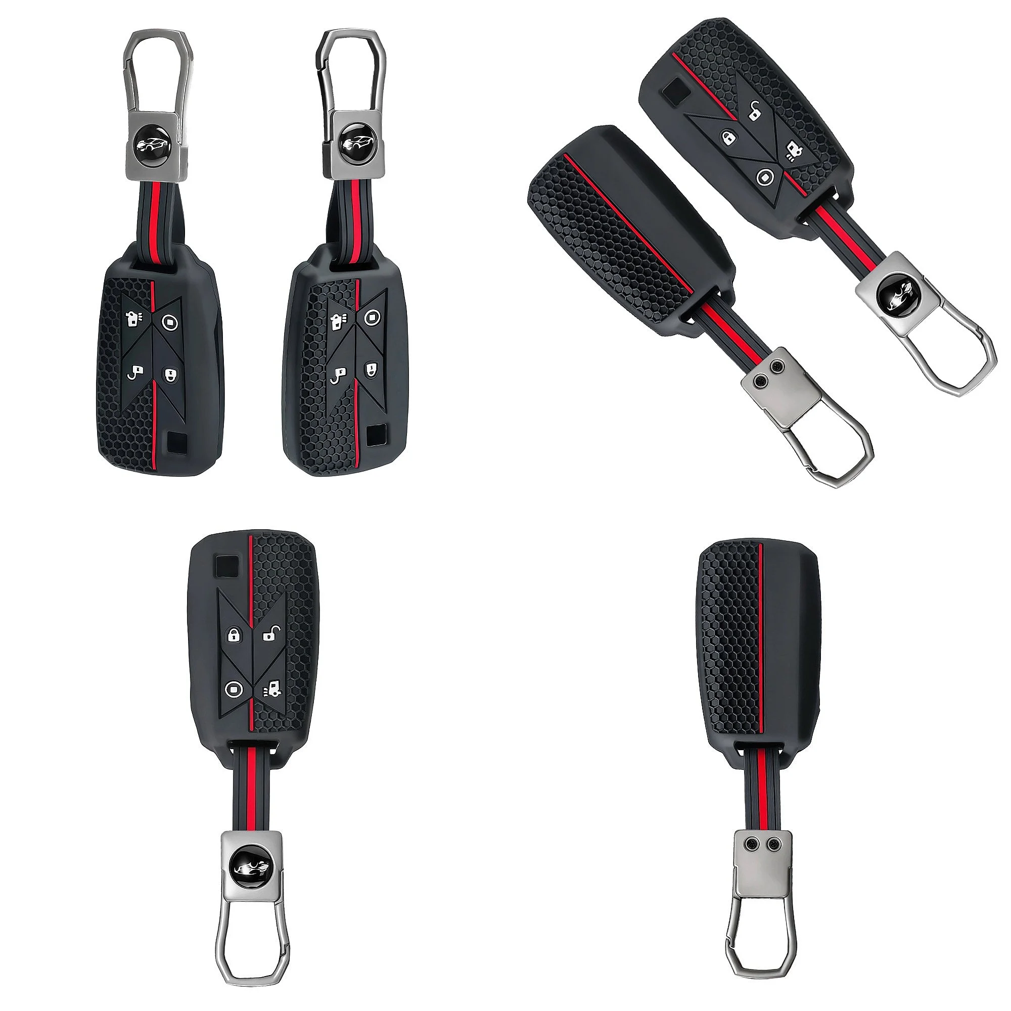 4 Button Silicone Car Key Fob Cover Remote Key Shell for Renault Pickup Truck Gama Series T C K