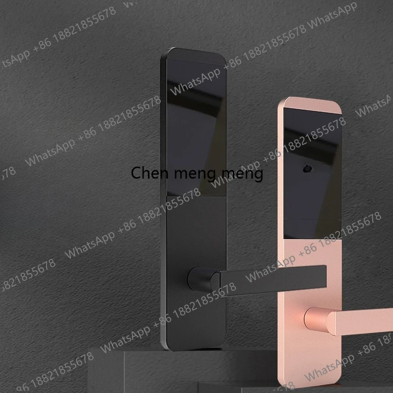 Frosted hotel, hotel swipe card lock combination lock apartment homestay induction magnetic card wooden door lock