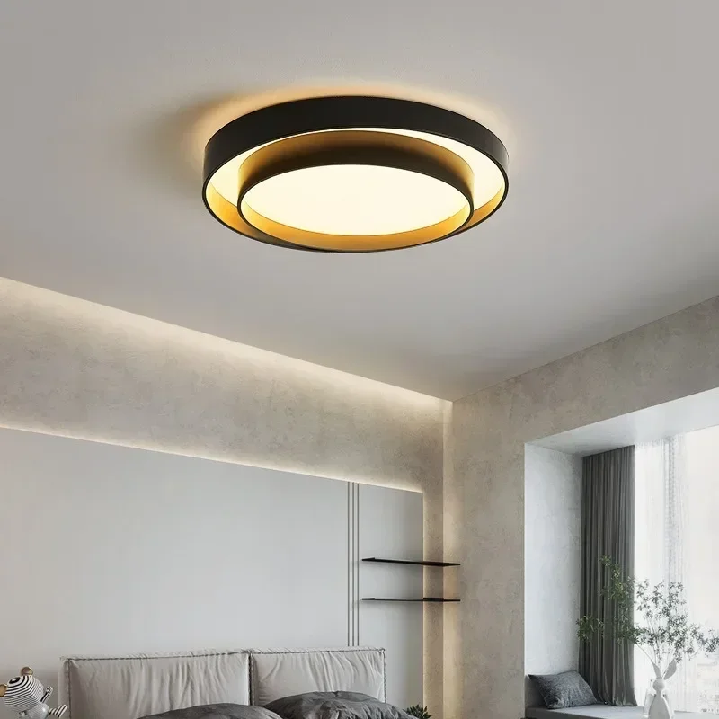 Modern Simple Bedroom LED Ceiling Light Ultra-thin Round Lighting Living Room Creative Dining Room Balcony Lighting