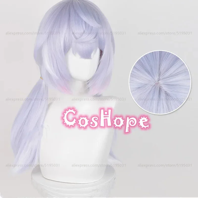 Fontaine Sigewinne Cosplay Wig 55cm Pre Styled Light Purple Wig Cosplay Anime Wigs Heat Resistant Synthetic Wigs