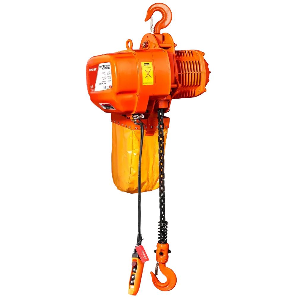 TOYO-INTL Customized 1 2 3 5 ton HHBD electric chain hoist with hook/motorized trolley overhead crane