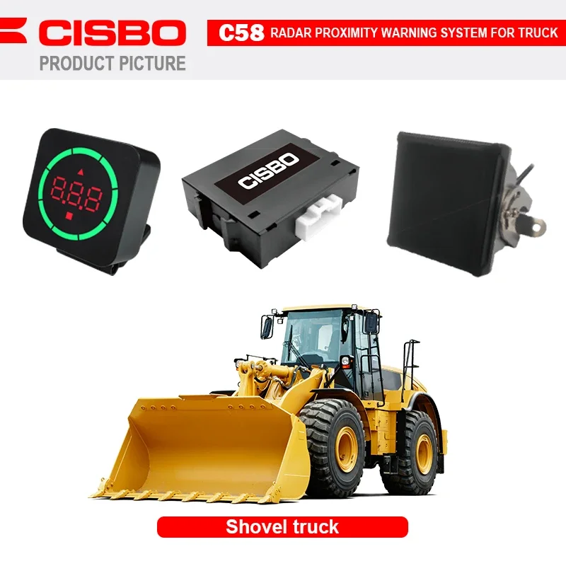 نسخة أجهزة الاستشعار 77 جيجا هرتز مستشعر مضاد للتصادم نظام تجنب الاصطدام نظام تحذير القرب الرادار للمركبات التجارية #4