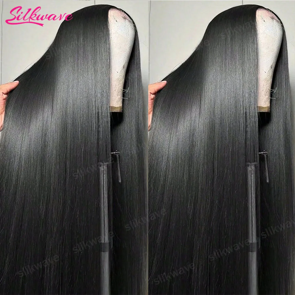 

30-дюймовый прямой парик без клея из натуральных волос, с HD-кружевной застежкой 5x5, плотность 200%, прозрачное HD-кружево 13x6, парики из натуральных волос для женщин