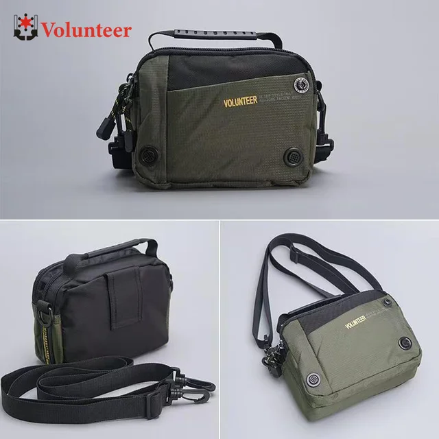 Torby na ramię VOLUNTEER dla mężczyzn 2023 Nowe, lekkie, wodoodporne torby crossbody z tkaniny Oxford, uniwersalne, do dojazdów do pracy, codzienne, model 1698-16