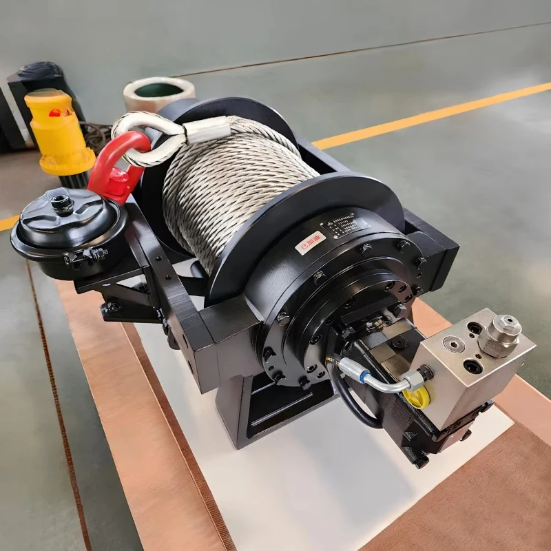 Factory sales 10t 20t 25t hydraulic automatic traction winch, forestry marine hydraulic traction trailer winch