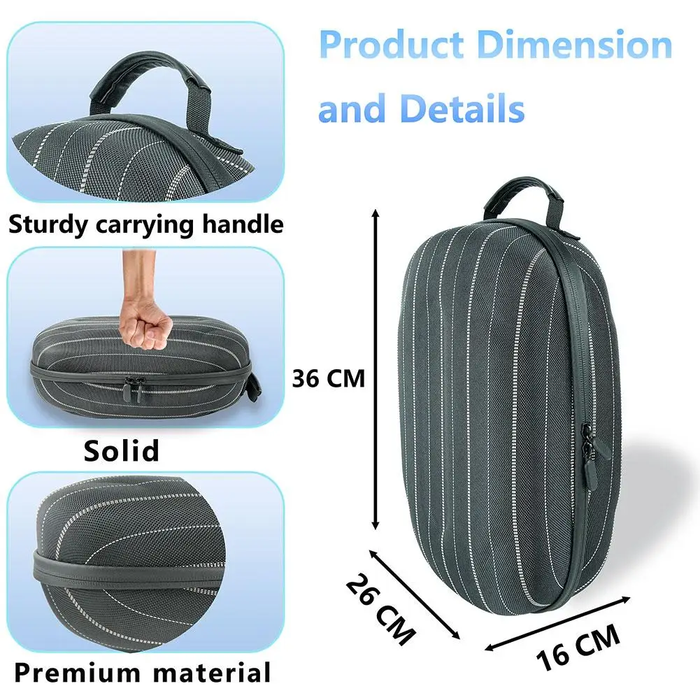 VR-Sac de rangement pour appareils intelligents Pico 4, sac de rangement ultra portable avec sangle initiée, sac à main étanche, étui de voyage antichoc