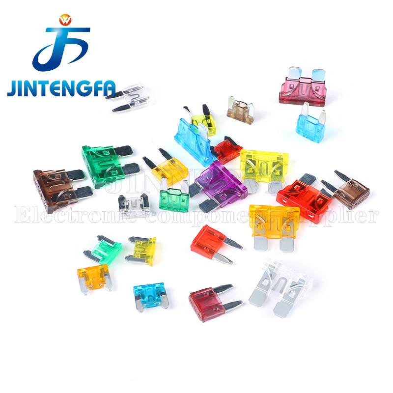 10PCS Fuses Mini Small Medium Car Fuse 1A 2A 3A 4A 5A 7.5A 10A 15A 20A 25A 30A 35A Amp Clip Fuse Inser For Car Truck