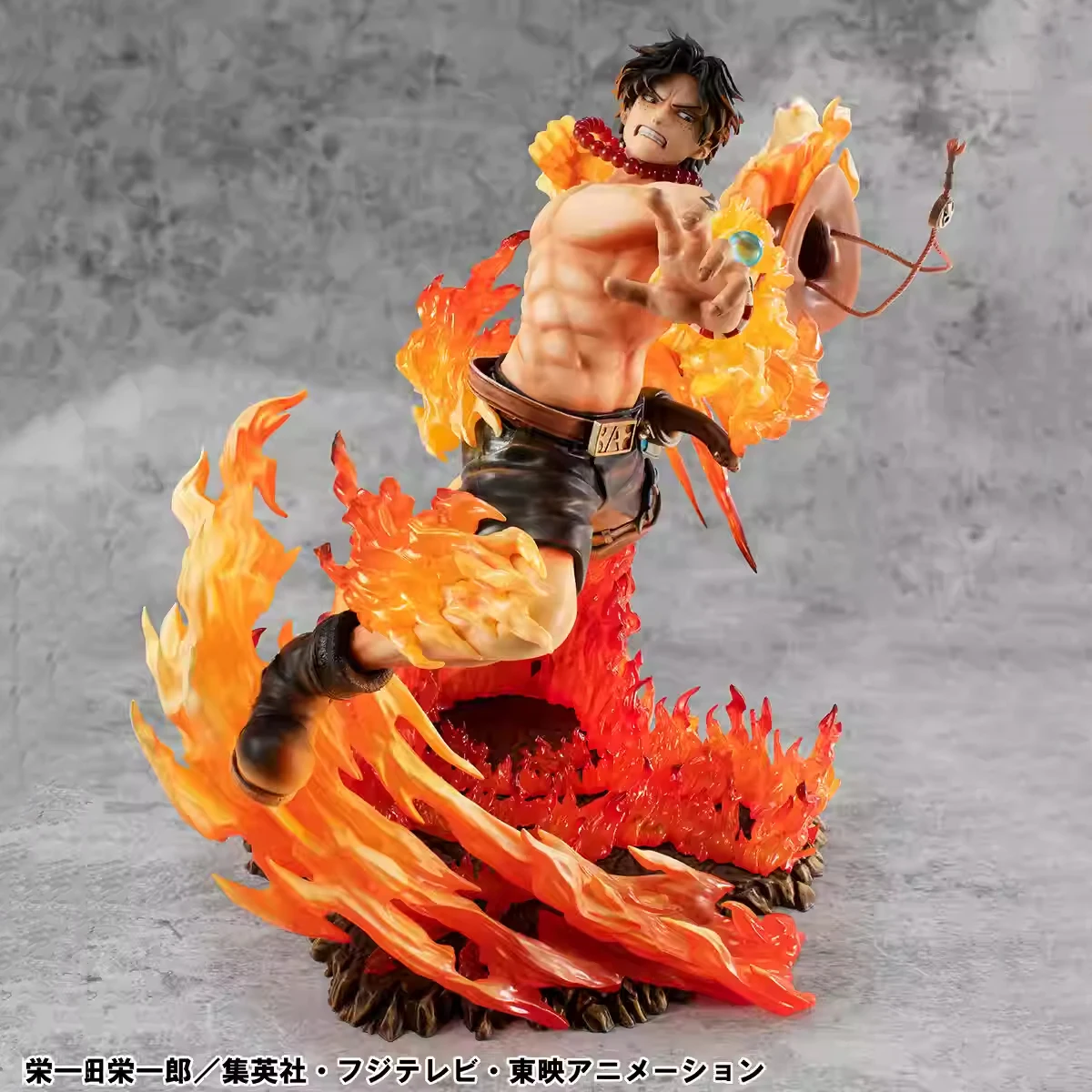 Figurka kolekcjonerska One Piece MegaHouse NEO-MAXIMUM Portrait Of Pirates Maximum PORTGAS.D.ACE, model akcji, lalka, prezent