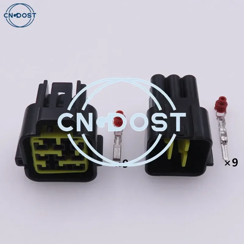 1 Set 9 Pin Electric Vehicle Controller Connector Auto Cable Harness Sealed Socket AC Assembly FW-C-9M-B FW-C-9F-B