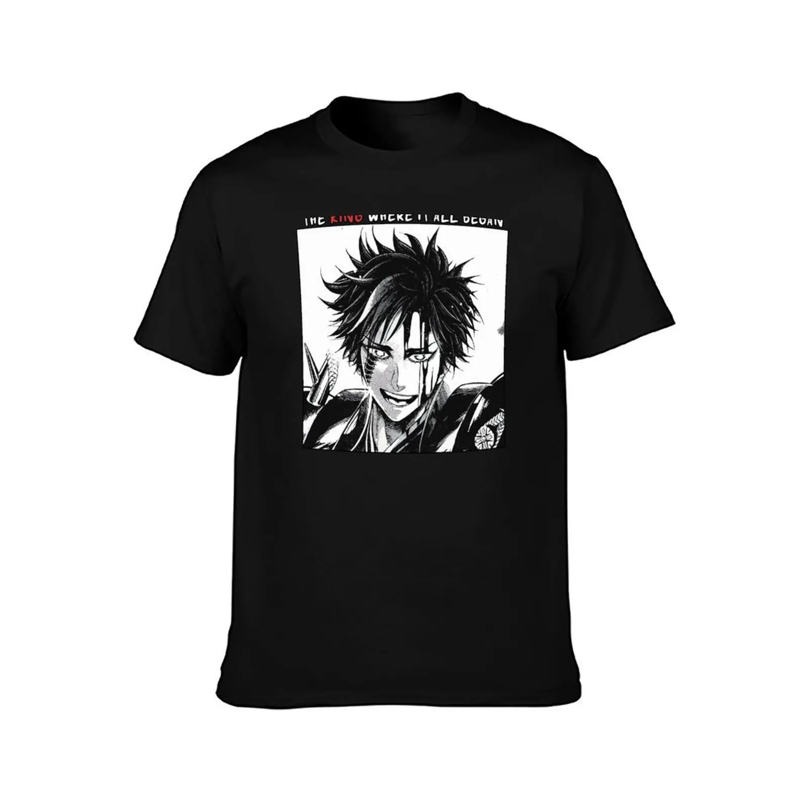 Qin Shi Huang - Record Of Ragnarok T-Shirt, Summer Casual Cotton Tee, Oversized Streetwear Tops, Vintage Graphic Print