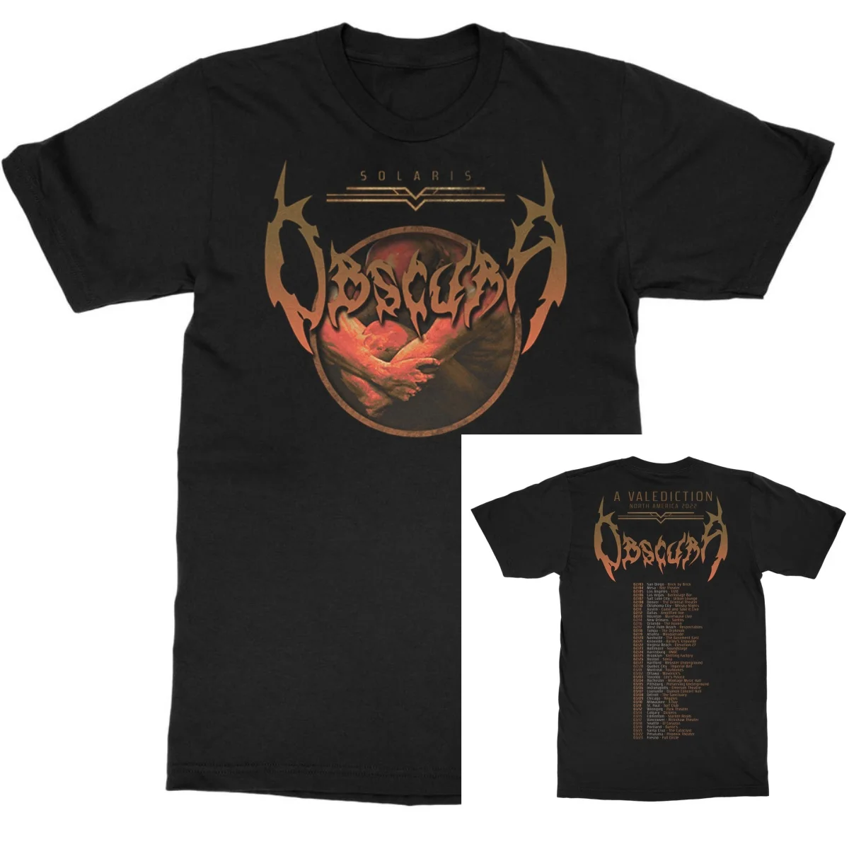 Obscura A Sonication Band T-Shirt 100% Cotton Graphic Tee Men Women Summer Streetwear Top