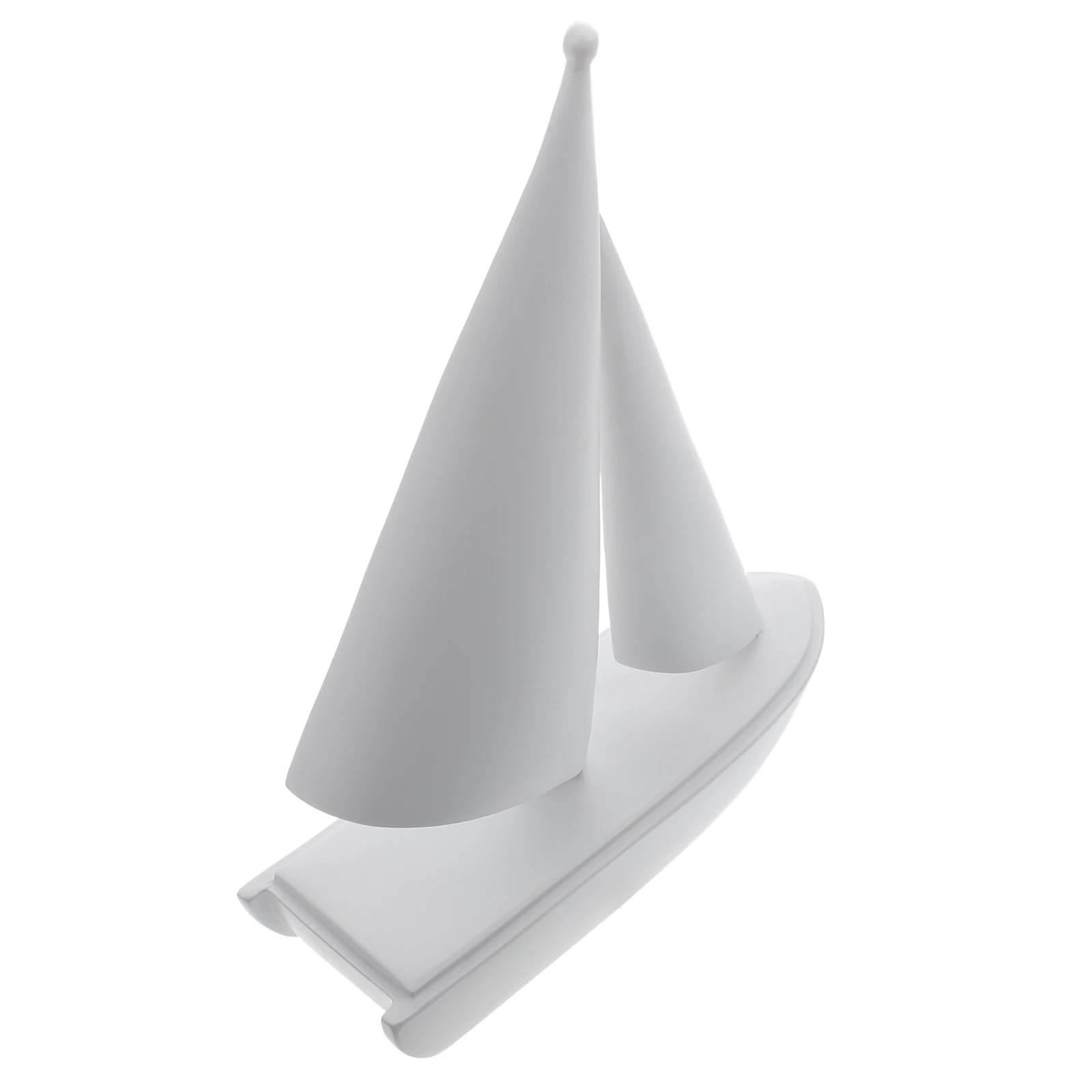 

Sailboat Shape Adornment Office Desk Decor Unique Nautical Theme Statue Decoration