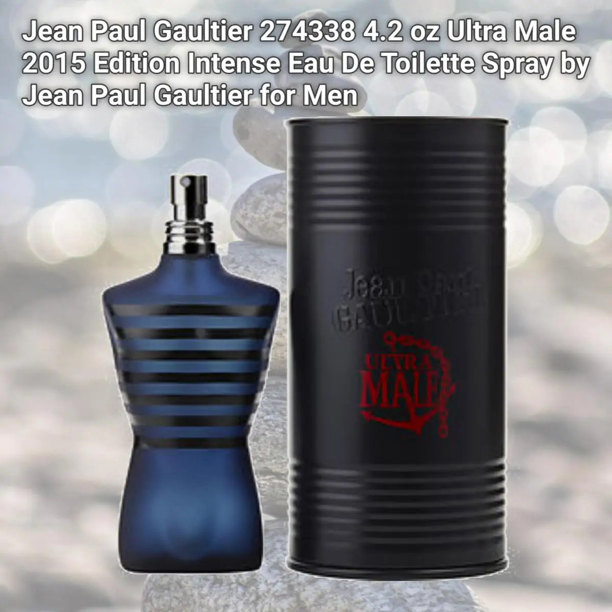 

Jean Paul Gaultier 4.2 oz Ultra Male 2015 Edition Intense Eau De Toilette Spray by Jean Paul Gaultier for Men