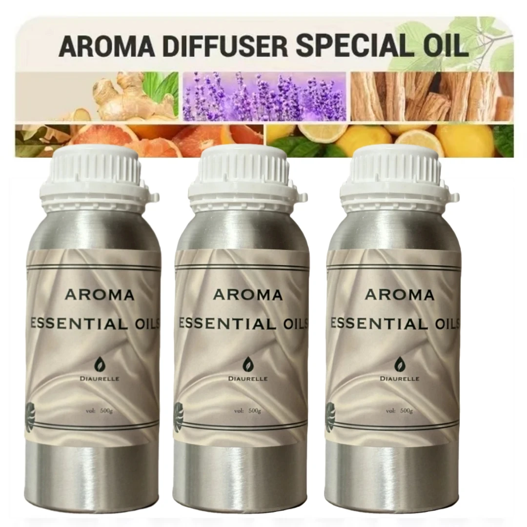 Essential Oils 500ml For Aromatic Diffuser Perfume Oil Air Freshener Smell For Home Fragrance Device Hotel Scent Diffuser Oil
