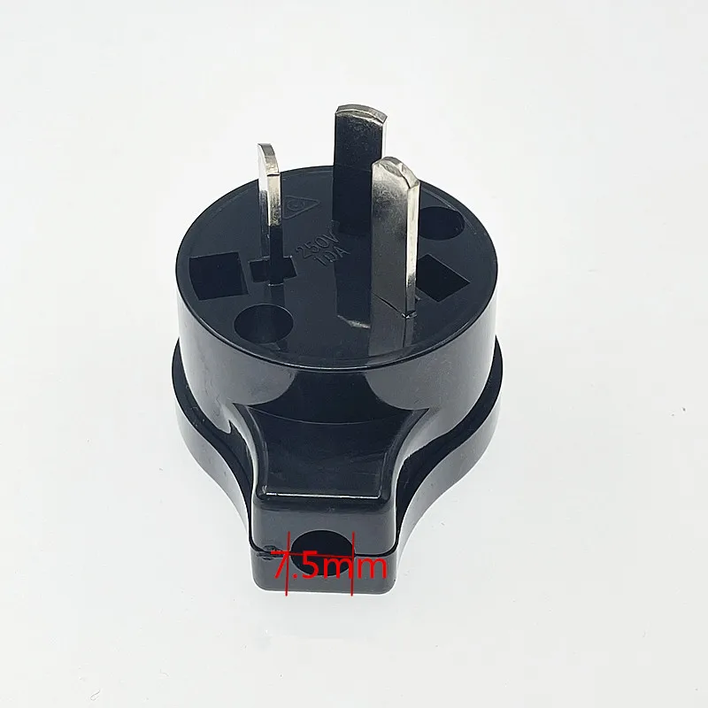 Rewirable AU NZ Australian CN Chinese 10A AC Electrical Power Plug 3pin Wire Socket Outlet Adaptor Extension Cord Cable