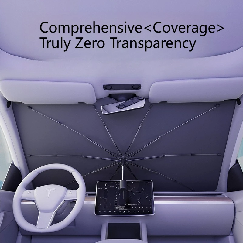 

Универсальный автомобильный солнцезащитный козырек на лобовое стекло, солнцезащитный крем, изоляция, аксессуары для охлаждения автомобиля, утолщенный портативный автомобильный солнцезащитный зонт