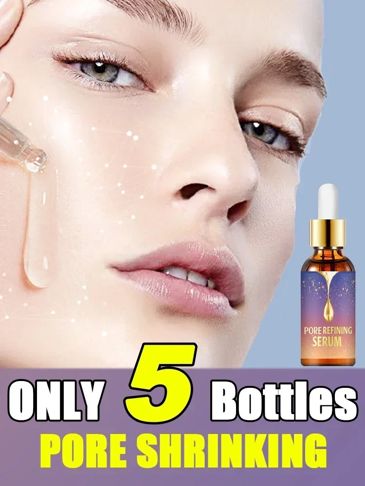 

Pore Minimizing Serum Acid Shrink Pores Removing Large Pores Blackheads face Moisturizing Brightning Skin Care Essence Oil