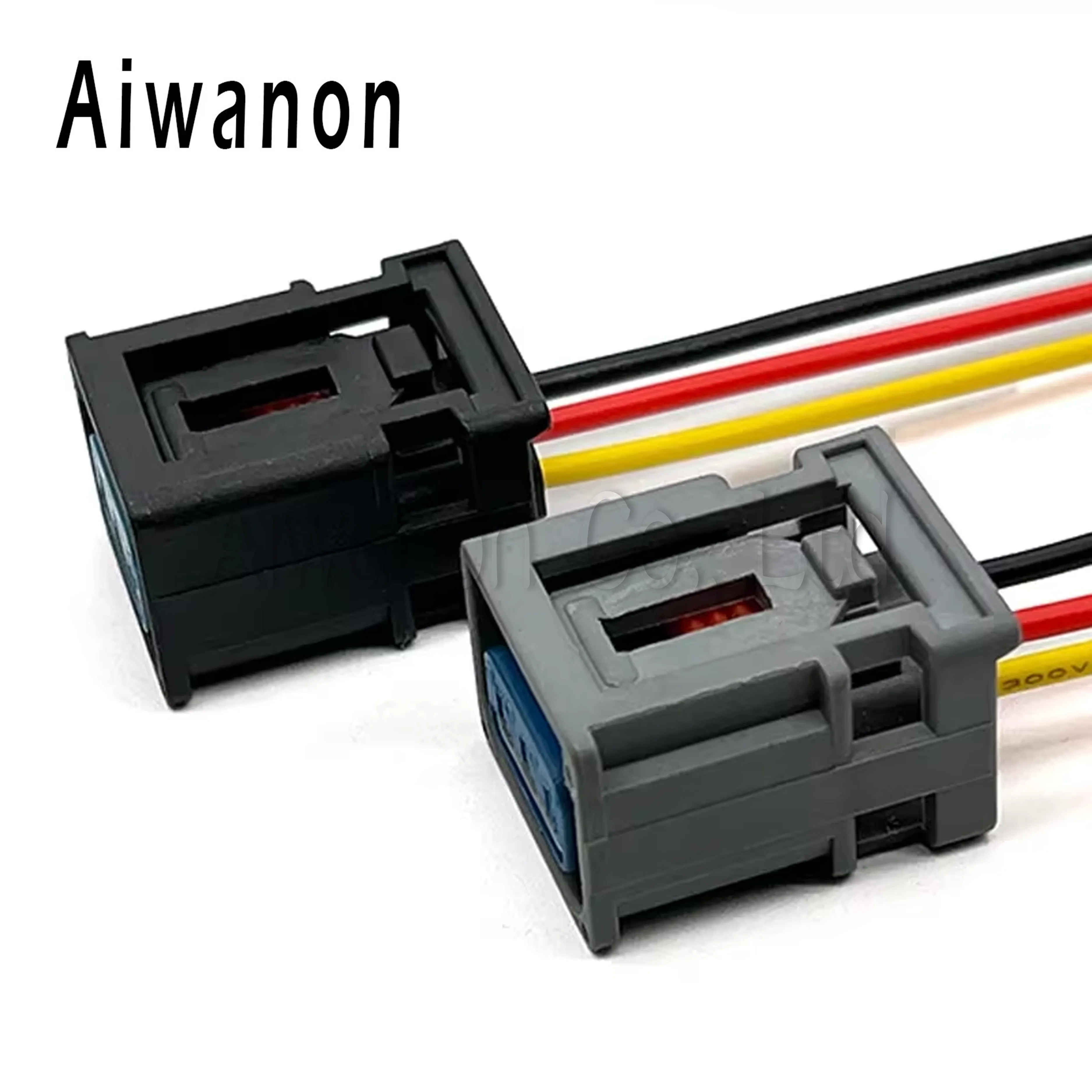 1 Juego de conectores de Cable eléctrico de alto voltaje de bobina de encendido de coche de 3 pines enchufe de arnés de cables hembra 1W7T-14A464-MA para Ford Honda