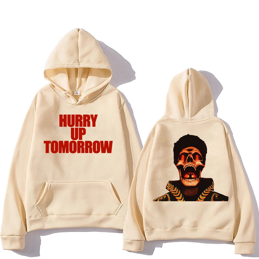 The Weeknd New Album Hurry Up Tomorrow Hoodie Men/women Hoodies Harajuku Aesthetic Unisex Fleece Pullover Sweatshirt Vintage